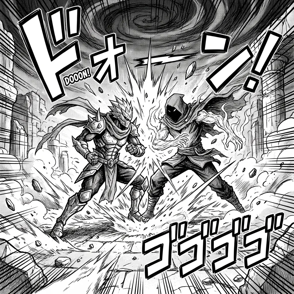 ジョジョの奇妙な冒険スタイル 例 3