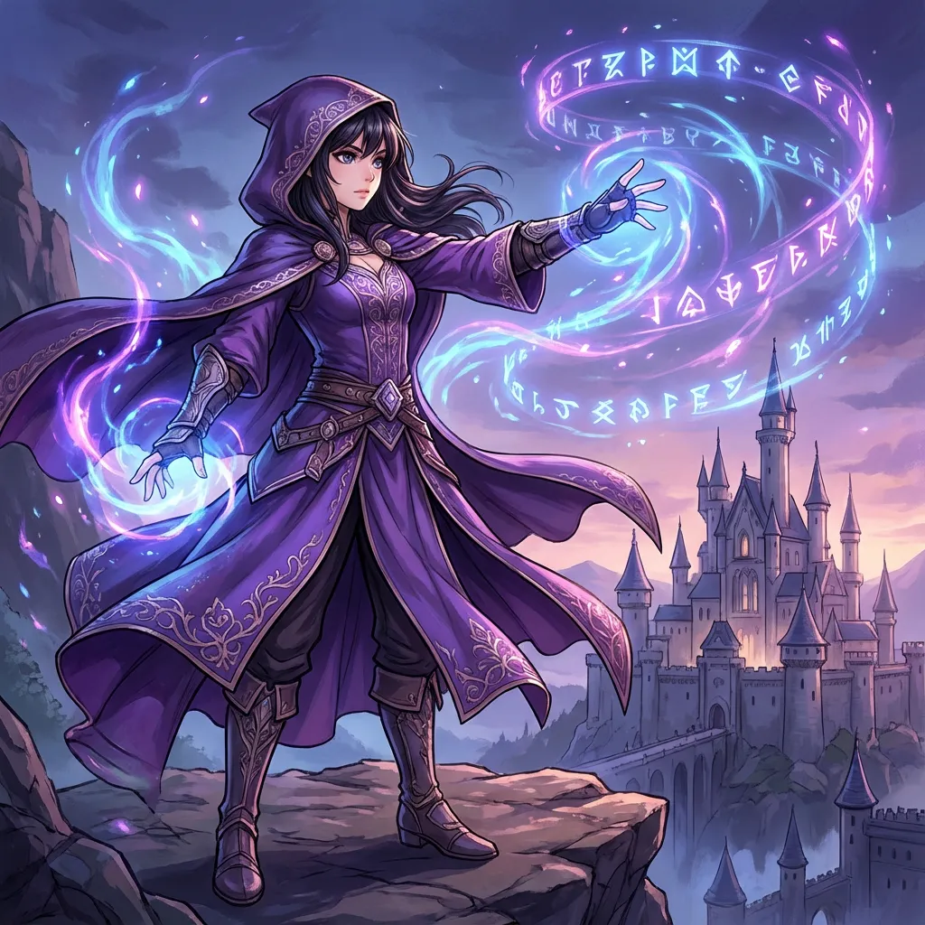 Fantasy Anime Style example 1