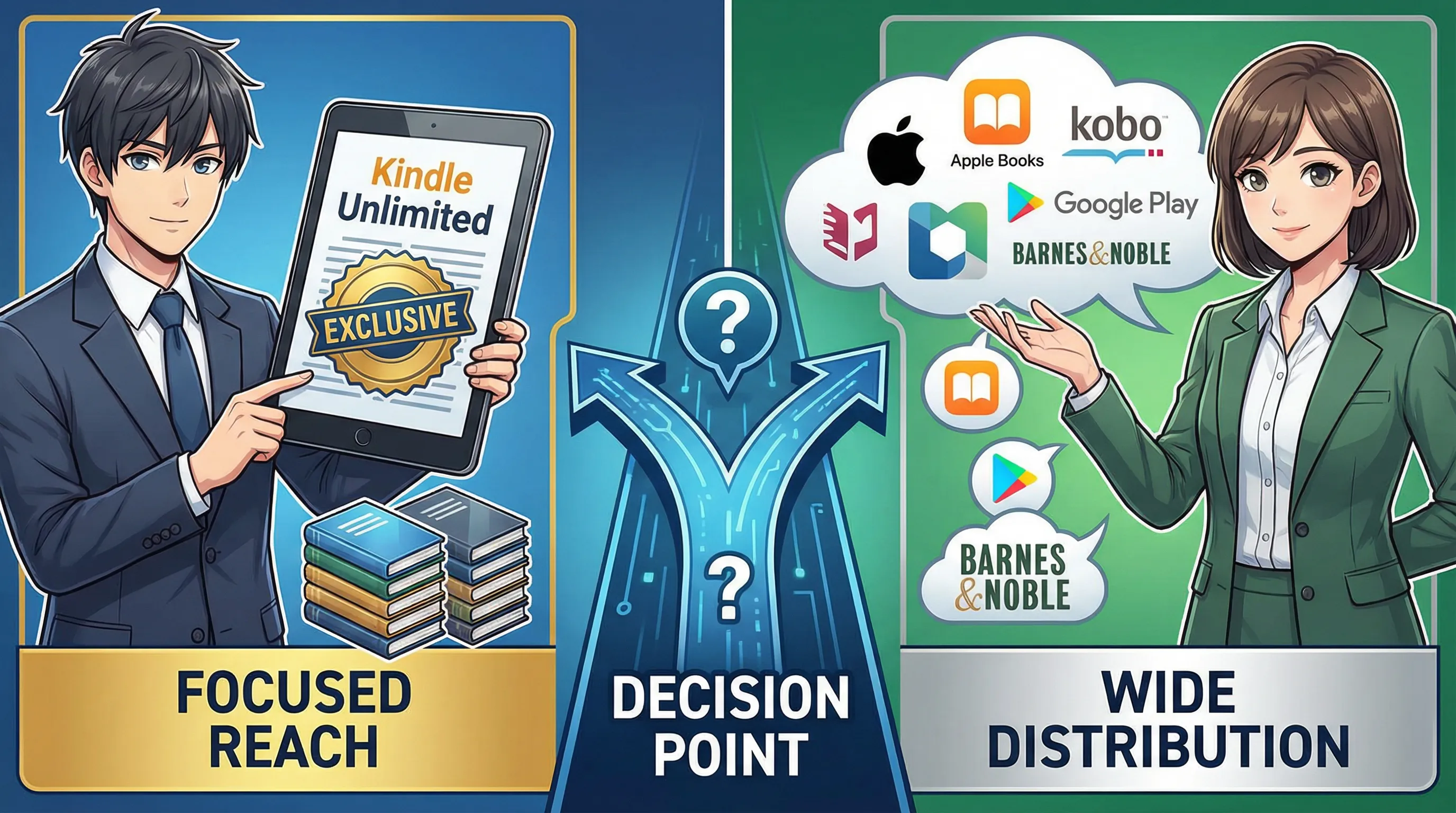 Kindle Unlimited vs. Wide Distribution: Manga Publishing Strategy on Amazon KDP