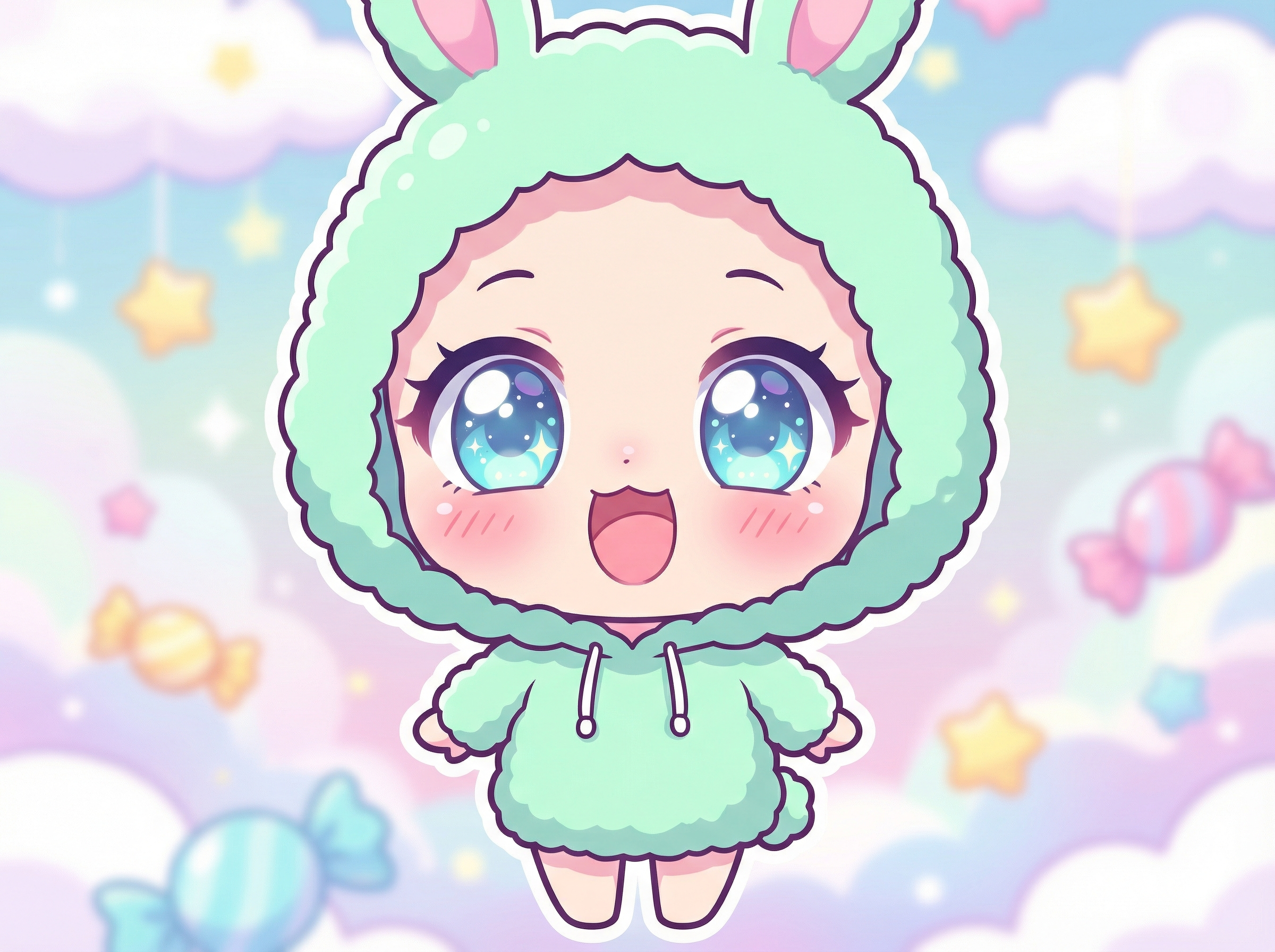 ちびスタイルの例 - 大きな頭とかわいい美学