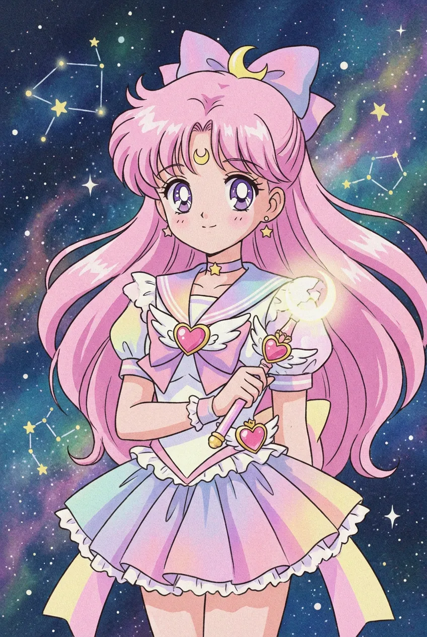 90s Anime Style example 1